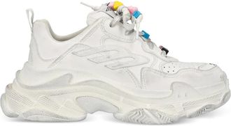 Balenciaga Triple S sneakers verfraaid met bedel - Wit