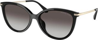 Michael Kors Dupont Zonnebril - Dames - Zonnebrillen - Zwart - 58 MM - Accessoires
