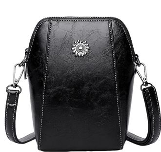 Generic Vertical Shoulder Bag - Shoulder Bag for Mobile Phones, Vertical Shoulder Bag | Mobile Phone Purse Made of Leather, Charming Mobile Phone Purse for Ha