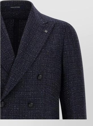 Tagliatore virgin wool double-breasted blazer