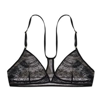 Tom Ford Bras, female, Black, Size: 2XS Wave Lace Racerback Triangle Bralette