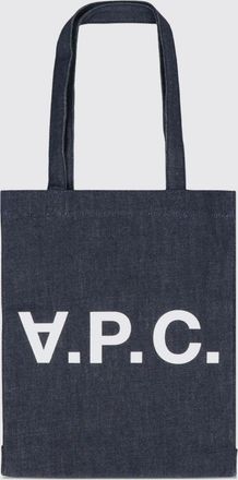 A.P.C. Borsa Tote Laure A. P.C. in denim di cotone