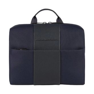Piquadro Tassen, Heren, Blauw, ONE Size, Leer, Brief 2 Hangende Toiletzak