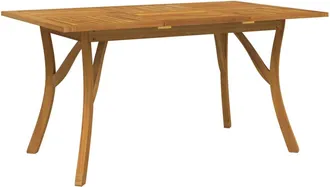 vidaXL Mesa De Jard&iacute;n Madera Maciza De Acacia 150x90x75 Cm Vidaxl