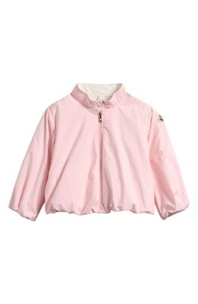 Moncler Kids Luce Bubble Hem Jacket in Light Pink at Nordstrom, Size 18-24M