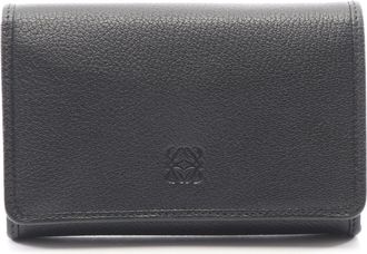 Loewe Black Leather Wallet (Bi-Fold) (Pre-Owned)