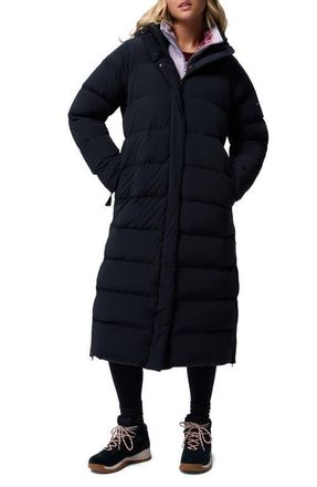 Columbia Amaze Puff Long Hooded Jacket in Black 010 at Nordstrom, Size Xx-Large