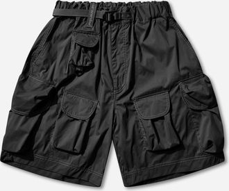 And Wander Men s Multi Pocket Shorts Black