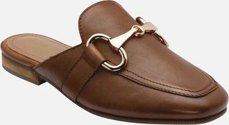 Lotus Womens Taylor Womens Backless Loafers - Brown - Size: 3