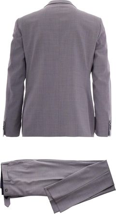 L.B.M. 1911 Mens Suit Single-Breasted Pearl Grey Virgin Wool Suits