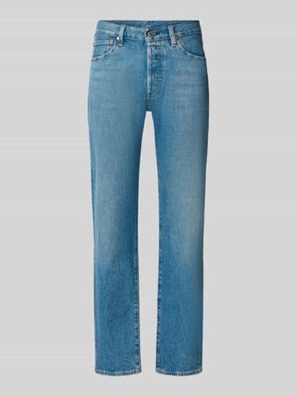 Levi's Straight Fit Jeans aus Baumwoll-Mix Modell 501 Levi sORIGINAL in Jeansblau, Gr&ouml;&szlig;e 30/32
