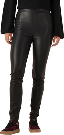 Knit-ted Amberly Legging - Dames - Leggings - Zwart - XS - Leer - Broeken