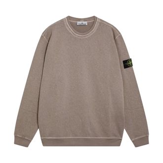 Stone Island Sweatshirts, male, Beige, Size: 2XL Felpa