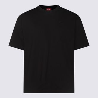 Diesel Black Cotton T-Shirt