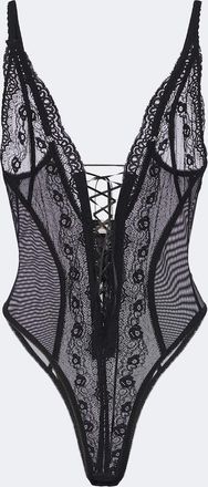 Blumarine Sheer lace bodysuit