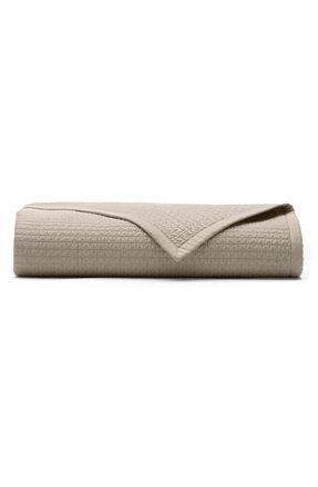 Boll & Branch Signature Texture Stitch Organic Cotton Quilt in Oak at Nordstrom, Size Full