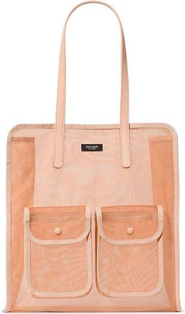 Kate Spade New York Breezy Mesh Tote Bag Handbags Light Cantaloupe