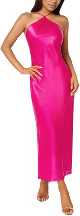 Bebe Satin Maxi Dress