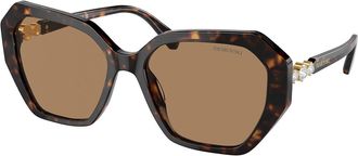 Swarovski SK6017 1002M4 Womens Sunglasses Tortoiseshell Size 56