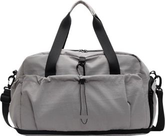 Generic Compatible For Travel Bag Large Capaci ort Trip Dry Wet Separation Sports Fitn Tourism Storage Lage(Gray - expandable)