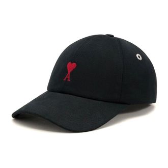 Ami Caps, female, Black, Size: ONE SIZE De Coeur Embroidery Cap