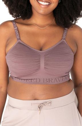 Kindred Bravely Busty Sublime Hands-Free Pumping & Nursing Bra -Sizing Options from E-H Cup in Twilight at Nordstrom, Size X-Large