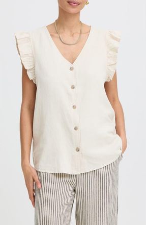 b.young Falakka Top in Rainy Day at Nordstrom Rack, Size 2 Us / 34 Eu
