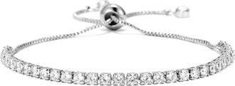Generic Fashion Cubic Zirconia Tennis Bracelet & Bangle Adjustable Pulseras Mujer Charm Bracelet for Women Bridal Wedding Jewelry Durability and Fashion Multi