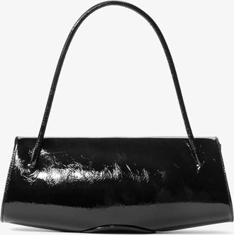 Michael Kors Anna Slim Patent Leather Frame Bag
