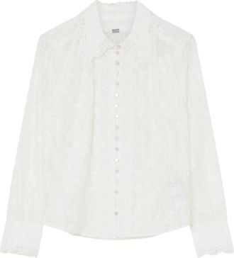 Gustav Dames, Blouses & Shirts, Wit, Maat: XL