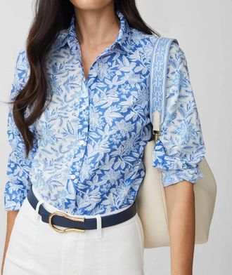 J.McLaughlin Lois Top In Mini Bloomsbury
