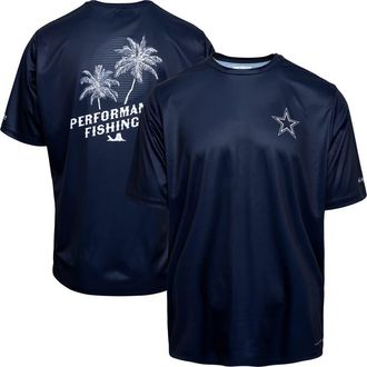 Columbia Mens Columbia Navy Dallas Cowboys Terminal Tackle Performance Fishing Omni-Shade T-Shirt at Nordstrom, Size Xx-Large