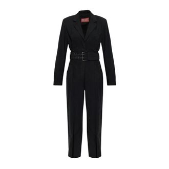 Diesel Jumpsuits & Playsuits, Dames, Zwart, S, Wol, J-Ael Jumpsuit