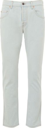 Gucci Mens Light Wash Slim Fit Jeans - Light Grey Cotton - Size 30 (Waist)