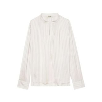 Zadig&Voltaire Tink Satin Blouse - - Blouses & Shirts - Donna - Multicolore - S