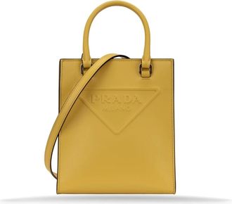 Prada Mujer, Bolsos, Amarillo, Talla: ONE Size
