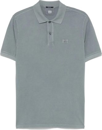 C.P. Company Polo con logo - Grigio