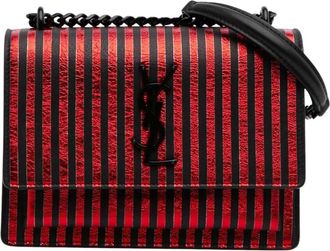 Saint Laurent Pre-owned Sunset Striped Leather Bag - - Pre-owned - Donna - Rosso - ONE SIZE