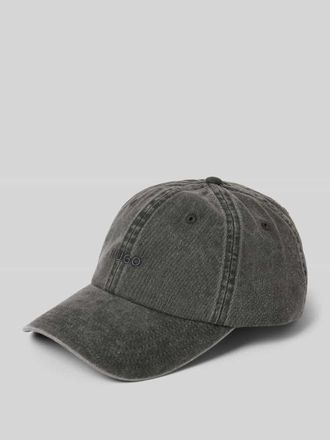 HUGO BOSS Basecap mit Label-Stitching Modell Mett in Black, Größe 1