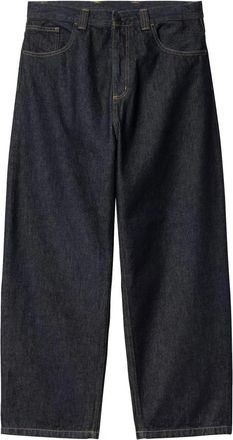 Carhartt Work in Progress Brandon Pant - Heren - Loose Fit Jeans - Blauw - M - Katoen - Jeans
