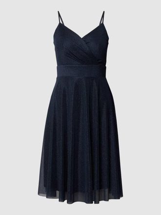 Troyden Collection Cocktailkleid mit Taillenpasse in Marine, Gr&ouml;&szlig;e 42