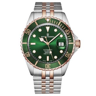 Revue Thommen Diver Automatic Green Dial Mens Watch 17571.2254