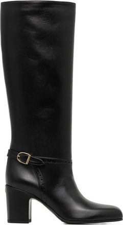 Bally 75mm Eclayr boots - women - Calf Leather/Calf Leather/Calf Leather/Rubber - 40 - Black