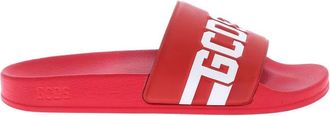 GCDS Slippers - Heren - Sandalen - Rood - 42 EU - Schoenen
