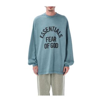 Fear of God Campus 90s Long Sleeve Tee - Tops - Hombre - Azul - M