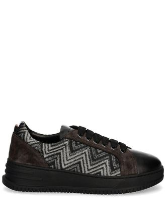 Missoni Suède sneakers - Zwart