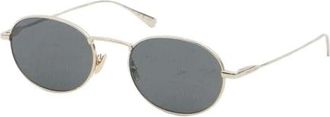 Saint Laurent Bold Frame Square Zonnebrillen - Heren - Accessoires - Grijs - Maat: ONE Size