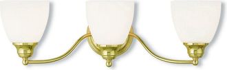 Livex Lighting Livex Somerville 3-Light Polished Brass Bath-Light