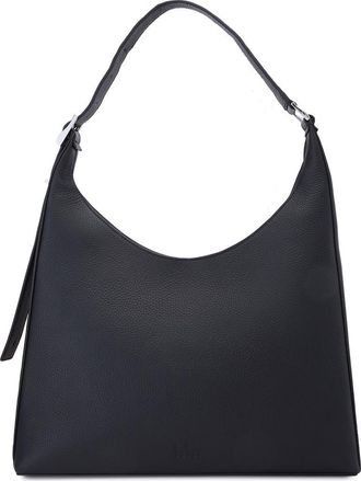 Behno Large Danny Flatiron Pebble Leather Shoulder Bag in Black at Nordstrom