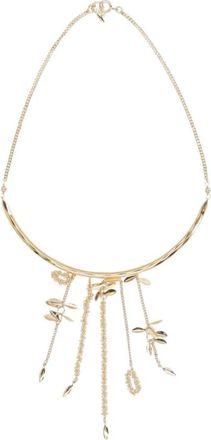 Isabel Marant Isabel Marant, Necklaces, female, Yellow, Size: ONE SIZE Colgante Fringe Detalle Logo